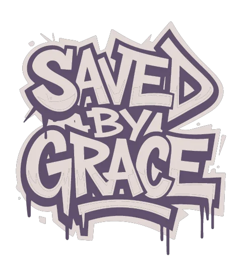 Saved by Grace on a Sweatshirt